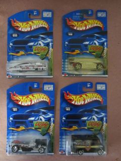 2002 Hot Wheels Grave Rave Series Complete Lot of 4