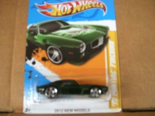 2012 Hotwheels  73  Pontiac Firebird Dark Green