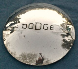  1938 DODGE CHROME HUB CAP VINTAGE HUBCAP for MOPAR STEEL RIM WHEEL