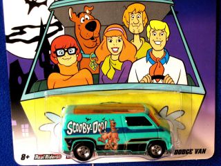 Hot Wheels Hanna Barbera Custom 77 Dodge Van RRs Scooby Doo Graphics