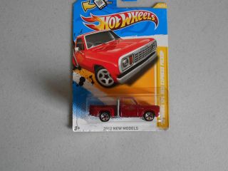2012 Hot Wheels 034 New Model ’78 Dodge Lil Red Express Pickup Error
