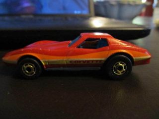 Vintage 1980 Hot Wheels Corvette Stingray Sting Ray Red