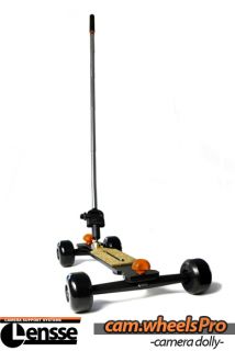 Cam Wheels Pro Camera Dolly Smooth Video Steady Cam New with