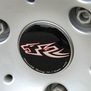 Wolf Logo Wheel Center Cap Caps for 2011 YF Sonata 