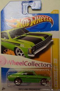 Chevrolet SS Green * 2012 Hot Wheels * New J Case * Premiere 20/50 HOT