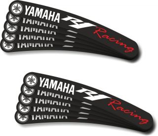 X10 Stickers Wheel Rim Decals R1 Racing