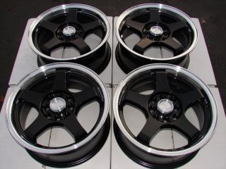 Black Wheels Sonata Accord Yaris Elantra Cobalt Civic Aero Rims