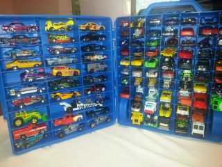 WOW Vintage Hot Wheels and Case with 100 Hotwheels many rare and