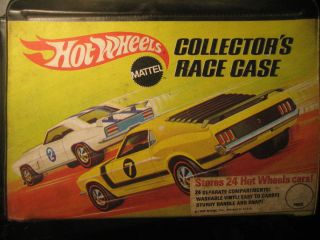 Hot Wheels Collectors Race Case 24 Car Holder 1969 by Mattel with Cars