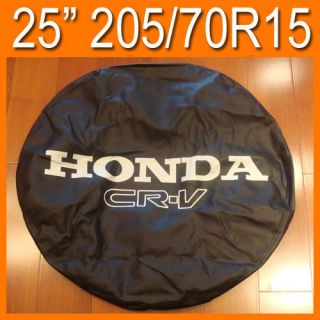 97 06 Honda CRV 25 Leather Spare Tire Cover 205 70R15 Leather Wheel