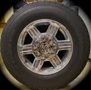  Ram 2500 3500 8 Lug Polished 17 Factory Wheels Rims Tires 2003 2012