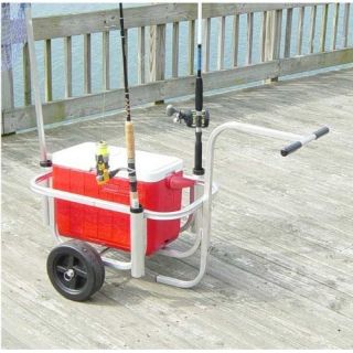 Reels on Wheels Fishing Beach Pier Economy Cart by CPI Designs