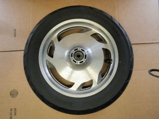 97 03 Honda Valkyrie Interstate GL1500CF Front Wheel Rim Tire Straight