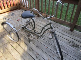 Antique Schwinn Vintage Adult 22inch Rims Tricycle Very Good Cond