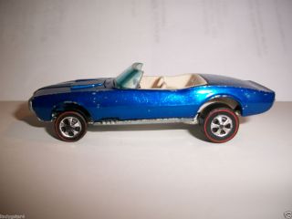 Vintage Diecast Car Hot Wheels Redline 1967 Custom Firebird Mattel