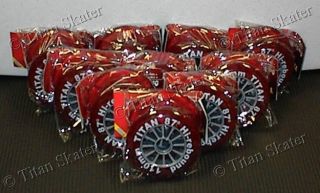 Lot of 20 Red 110mm Scooter Wheels No Bearings Great 4 Inline Skates