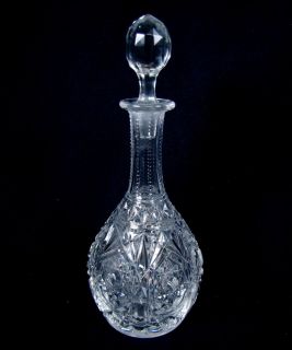 Vintage Baccarat Crystal Wine Decanter Stopper 11 3 8 H