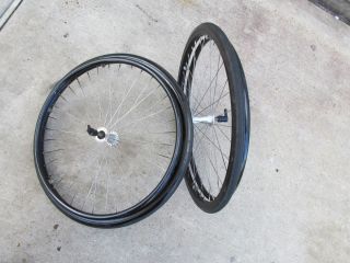 Pair OF24 Spoke Tires Wheels Solid Tilite Quickie Invacare Wheelchair