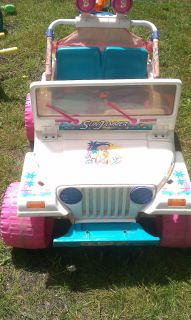 Power Wheels Barbie Jeep not Running Probably Needs A Battery