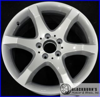 07 Mercedes C230 C350 17 Silver 6 Spoke Rear Wheel Factory Rim 65437
