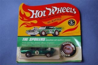 Vintage 1969 Hot Wheels Redline Firebird Unpunched Blister Card SEALED