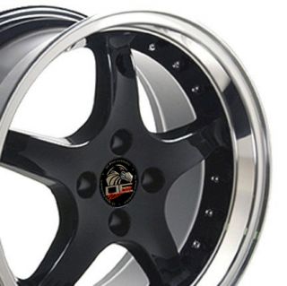 17 Rim Fits Mustang® Cobra 4 Lug Wheel Black 17x9