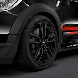 19 R129 Black Double Spoke Wheels Rims and Tires Set