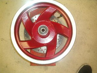 150CC SCOOTER FRONT WHEEL / RIM AND ROTOR GOOD CONDITION JMSTAR 12 x 2