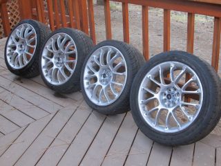 Four 17 inch Konig Rims Wheels Tires