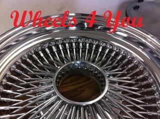 17 Wire Wheels Chrome Knockoff Spoke Rims inch Deal