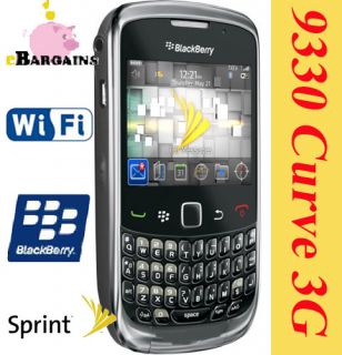 Rim Blackberry 9330 Curve 3G Phone Sprint Pcs Chrome