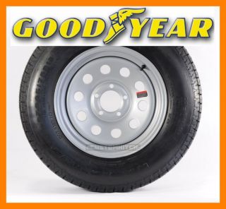 Goodyear Radial Trailer Tires Rims st205 75R14 205 75 14 14 Silver