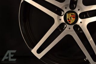  Porsche 911 Carrera S C2S C4 Wheels Rims and Tires RW5 Black Brush