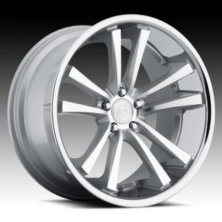 Staggered Wheel Set Concave Series 22x10 5 22x9 Silver Rims
