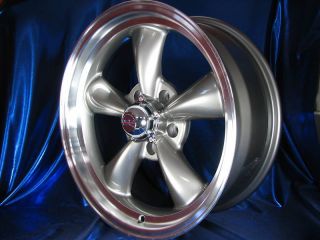 17x8 GRAY REV CLASSIC 100 WHEELS RIMS FOR PLYMOUTH BELVEDERE 1969 1970