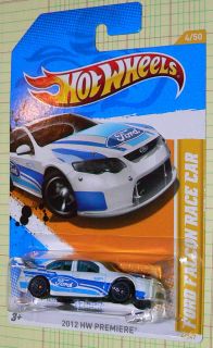 Wheels Premiere Ford Falcon Race Car 4 247 White with Lace Wheels