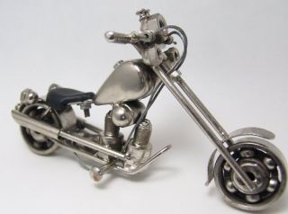 Motorcycle Metal Art Sculpture Shipping Included
