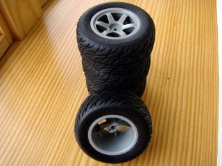 HPI Mini Recon Slick Racing Tires and Wheels