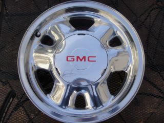 2000 2001 2002 2003 GMC Sierra Yukon 1500 OEM Wheel Rim Polished w Cap