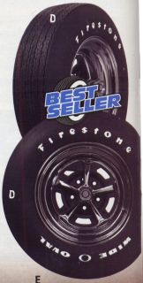 F60 15 Firestone Poly Glass Raised White Letter Tires