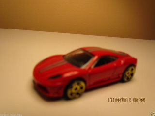 Hot Wheels Die Cast Red Ferrari 430 Scudera New Loose 