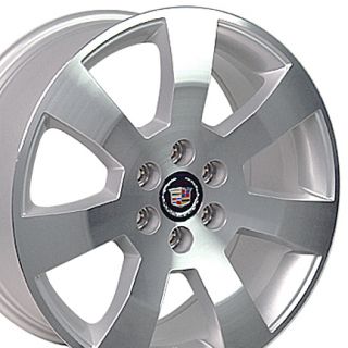18 Cadillac SRX Wheels Machined Silver Set of 4 4607 Rims