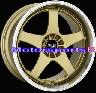 18 XXR 962 Gold Machine Lip Staggered Rims Wheels 05 09 10 11 Ford