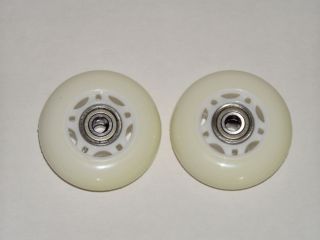  replacemt wheels 64mm for PowerWing Sole Skate RipRider 360 WHITE