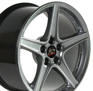 18 Rim Fits Mustang® GT Saleen Wheels Hyper Silver 18x9