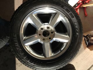 2013 Chevy Tahoe Polished 20 Wheels Bridgestone Tires
