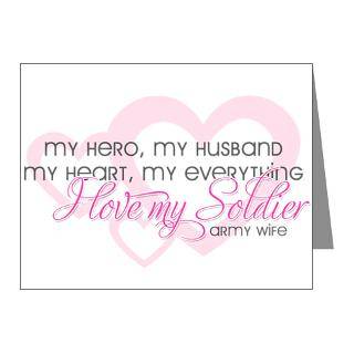  Army Note Cards  My Hero, My Husband Note Cards (Pk of 10