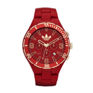 Adidas Uhr Melbourne Chronograph ADH2744 neu Herrenuhr Kunststoff rot