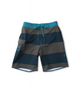 RVCA Kids Civil Stripe Boardshort Boys Swimwear (Bronze)