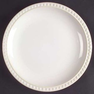 Nancy Calhoun Vista Del Sol Linen White Salad Plate, Fine China Dinnerware   All